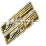 Custom Design Eco-friendly Embossed Logo Rubber Labels for Shirts