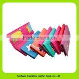 14332 Low Price Fashion Lady Silk Flowers Beauty Girls Leahter Wallet thumbnail-6