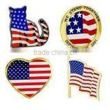 Flag Pin,button Badge , Tin Badge , Souvenir Gift for National Day , Hot Sell Flag Shape Pin Badge