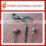 In-ear stereo earphone&earbuds with metal micro from china factory