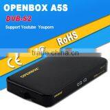 Super Cheapest A5S Satellite Receiver DVB-S2 Satellite Antenna Mag254 Support 4K TV IPTV XBMC