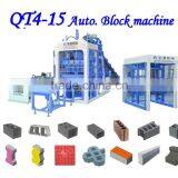 Small Automatic Interlocking Brick Machine QT4-15 Interlocking Brick Machine Price in Africa