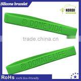 Fashion Unisex Silicone Wristbands New Design Promotional Customized Rubber Silicone Bracelet thumbnail-1