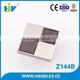 Top Selling Low Price Furniture Hardware Square Metal Knobs