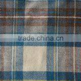 Wool Blend Woolen Fabric, Yarn Dyed Woven Woolen Plaid Fabric