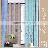 1pc Blue/taupe/teal/beige Color Jacquard Wholesale Decorative Blackout Cheap Curtain Price thumbnail-1