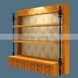 Fashional wooden clothes wall display unit manufacture