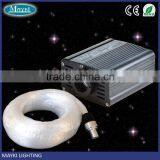 Low-cost Holiday Modern Lighting Fiber Optic Ceiling Decoration With Tail and 16w RGB Illuminator