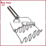 BT0208 Double Layer Stainless Steel Potato Press With Wire Head Potato Ricer Fruit Press thumbnail-3