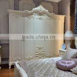 Luxury Wooden Design Bedroom Wardrobes, White Colour Wardrobe thumbnail-2