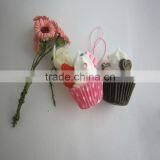 2 Piece Fake Food Fake Cup Cake Decoration /display /keychain /magnets