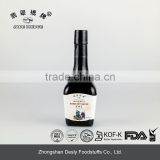 Premium zero added dark soy sauce 200ml flask bottle