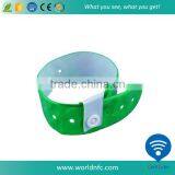Wholesale Disposable Soft PVC 13.56mhz NTAG213 RFID Bracelet thumbnail-6