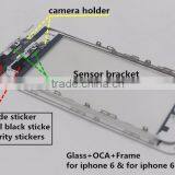 Glass Replacement With Cold Press Frame+ Oca Glue + Polarizer +QR Code Sticker+ Ear Mesh for Iphone thumbnail-4