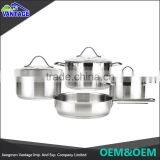 Eco-friendly High Quality 7pcs Polishing 316 Stainless Steel Cookware thumbnail-6