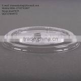 Clear Flat PS Material Lid for 16/20/24 Oz. Plastic Lemonade Cup thumbnail-4