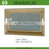 Cheap Brown Bamboo Tray thumbnail-3