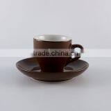 Best Selling Bulk Products Cup Ceramic Black Coffee Mugs and Saucers thumbnail-2