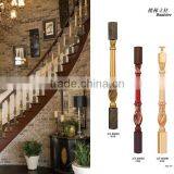 Luxury Design Indoor Color Coated Aluminum Stair Railing Baluster thumbnail-4