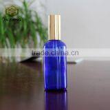 China 100ml Blue Color Essential Oil Glass Bottle With Droppers thumbnail-1