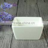 Hot Sale 3inch Porcelain Wholesale Square Ceramic Bowl for Restaurant Hotel thumbnail-1