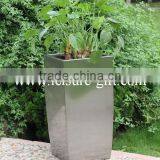 FO-9007 Square Stainless Steel Flower Pots, Home Decoration thumbnail-2