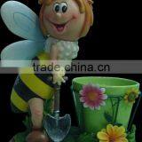 2013 Hot Sale Plant Pot Polyresin Bee Garden Items thumbnail-1