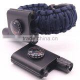 Newest Design Outdoor Survival Compass Paracord Bracelet With LED Light thumbnail-6