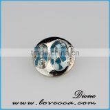 Trendy Punk Style Snap Button Jewelry Interchangeable Ring Prong Snap Buttons thumbnail-1