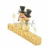Custom Snow Man Best Friends Gifts Christmas Decoration thumbnail-4