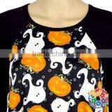 Kids Boutique Clothing Long Raglan Sleeve Little Girls Dresses Children Frocks Designs thumbnail-4