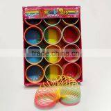 Colorful Plastic Rainbow Spring Educational Classic Toys for Kids/promotional Toys Raibow Circle thumbnail-1