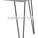 18 Inch 2 Rod Black Mirror Solid Steel Hairpin Leg Wholesale Price thumbnail-5