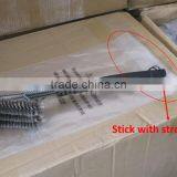 High Quality Stainless Steel Barbecue BBQ Grill Cleaning Brush thumbnail-5
