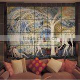 BISINI Luxury Modern Art Engraving Ceramic Wall Tile, 600*600mm; 800*800mm thumbnail-1