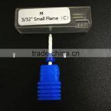 Medium Type Small Flame Head Diameter 2.0MM Polishing Drill Nail Ceramic Drill Bit thumbnail-1