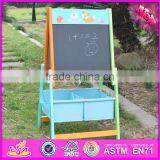 2016 New Design Multi-function Children Wooden Portable Drawing Board With Magnetic Letters W12B102 thumbnail-6