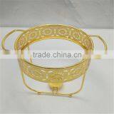 4L Wholsale Restaurant Hotel Supplies Chafing Dish, Gold Glass Buffet Stove thumbnail-5