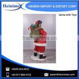 High Quality, Durable, Cold Cast Poly-Resin & Fibre-glass Santa With Toys thumbnail-6