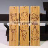 Unique Laser Bamboo Wood Bookmark thumbnail-3