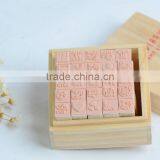Factory Eco Friendly Personalized Kid Toy Wooden Stamp thumbnail-5