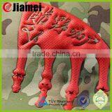 Silicone Rubber Raised Heat Transfers Custom Vinyl Heat Transfers