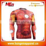 Hongen Apparel 2015 High Quality Compression Wear&new Arrival All Over Sublimation Printing T-shirt&nice Rash Gaurd thumbnail-1