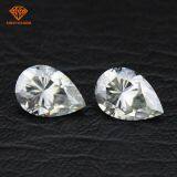 Pear Pefect Cut Imitation Diamond 6.5*8mm 2 Carat Clear White Moissanite Lab Grown thumbnail-2