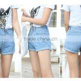 Classic Blue Short Sexy Shorts Pants Summer New Fashion Slim Casual More Size Women Jeans thumbnail-3
