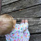 Baby Clothes Summer Best Seller Bunt Polka Dot Printed Cotton Jumpsuit thumbnail-3