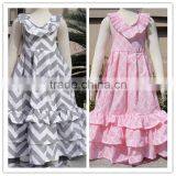 Wholesale Childrens Boutique Clothing Fancy Baby Girls Maxi Dress thumbnail-2
