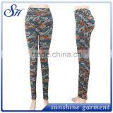 Custom Women Fitness Sports Leggings With Camo 2017 Spot Drill Design thumbnail-5