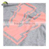 Long Sleeve O Neck Custom Women T Shirt Printing With Pattern thumbnail-2