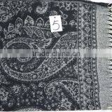 2017 the Latest Lady Jacquard Soft 100%acrylic Paisley Floral Scarf Shawl thumbnail-6
